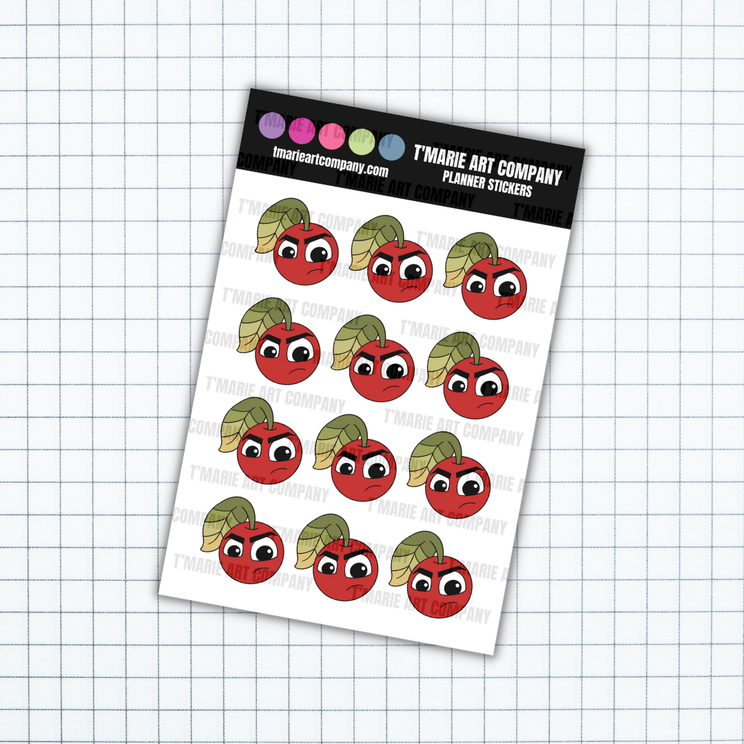 ANGRY CHERRYKINS - PLANNER STICKERS