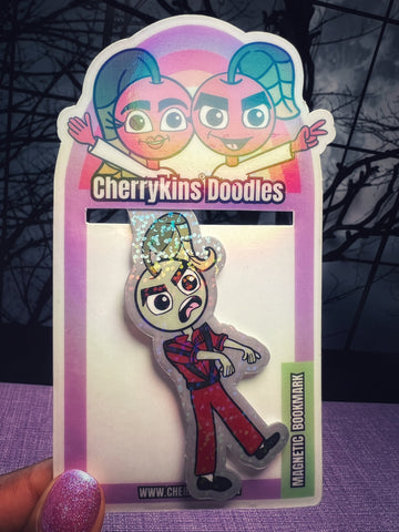 Angry Cherrykins  - Dancing Zombie - Magnetic Bookmark