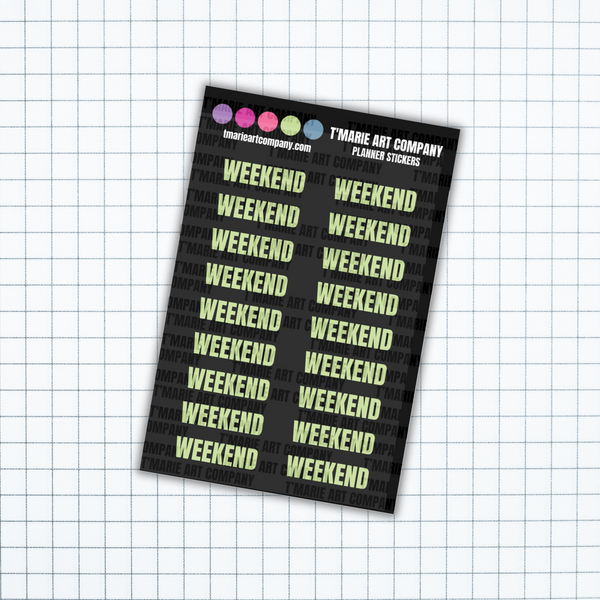 Blackout Sticker Pack - Lime
