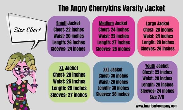 The Angry Cherrykins Varsity Jacket