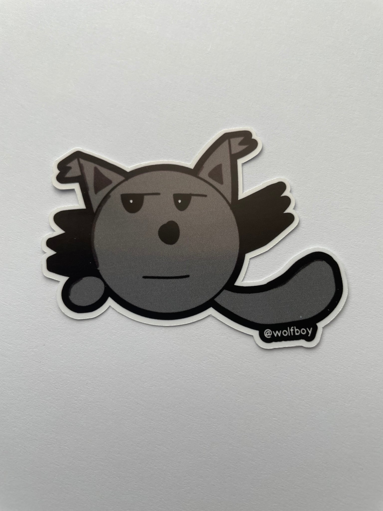 WolfBoy Glossy Sticker
