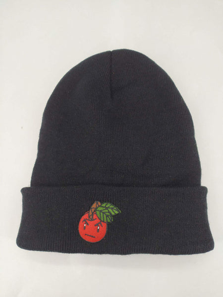 Angry Cherrykins Beanie Hat with Satin Lining