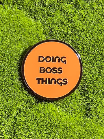 Bossy Dots Enamel Pin - Doing Boss Things